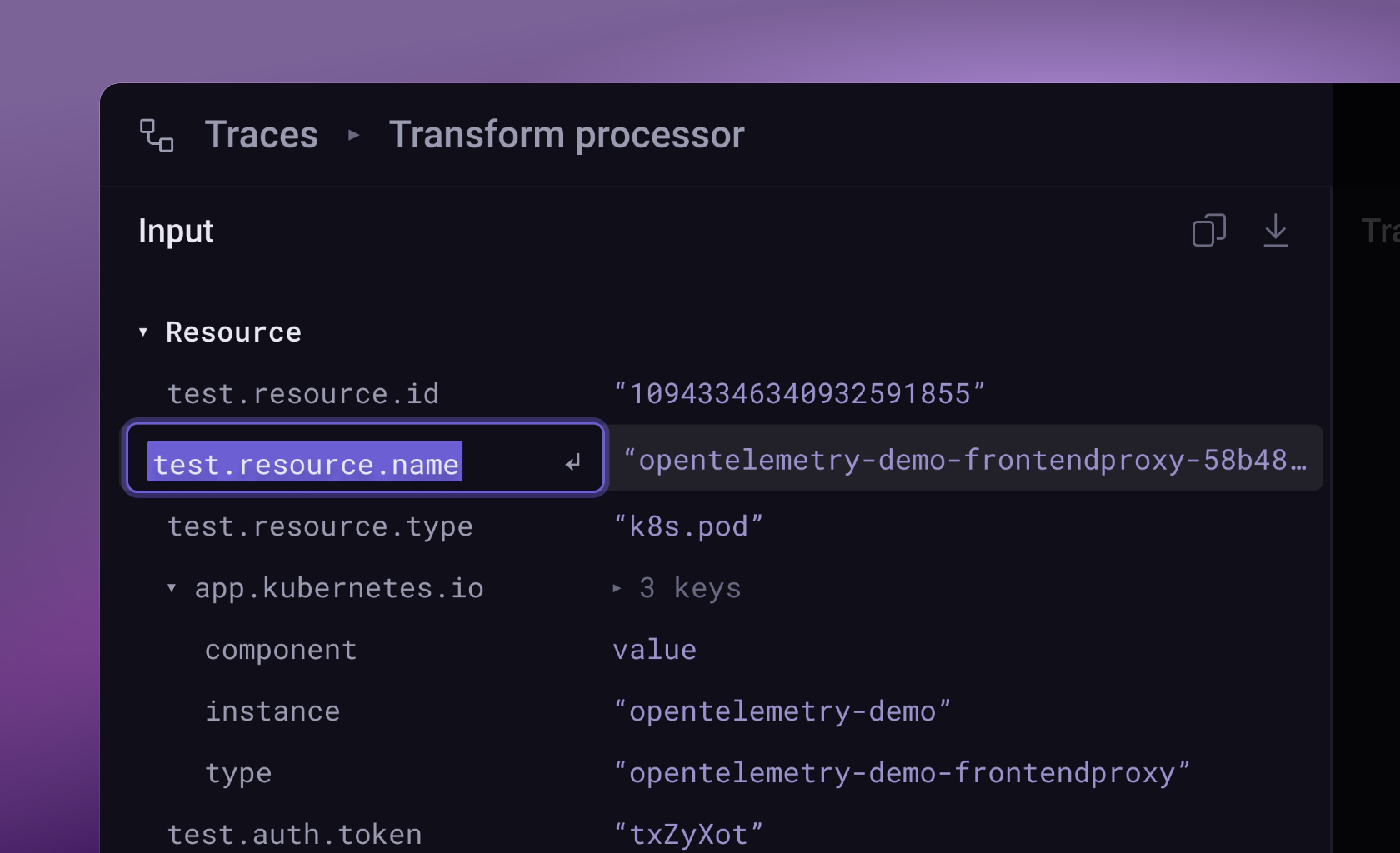 Renaming an attribute